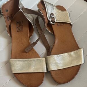Miz Mooz Women's Metallic Sandals